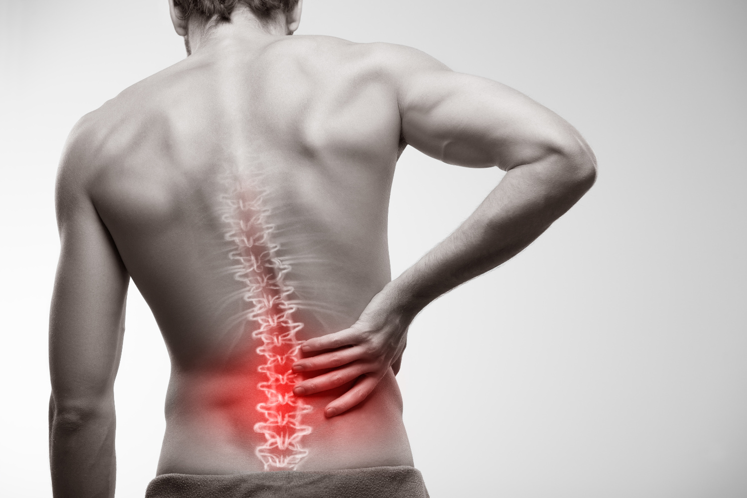 Illustration of back pain